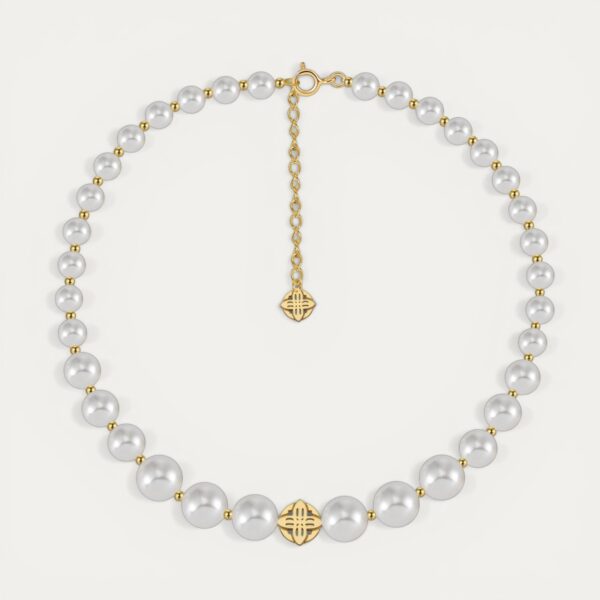 מחרוזת פנינים Sisi בעיצוב צ’וקר יוקרתי