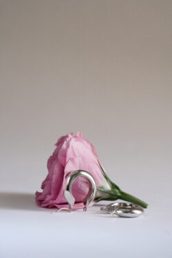 עגילי LULU כסף 925 בעיצוב חישוק