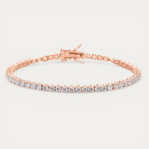 Silver 925 Tennis Bracelet - צמיד טניס כסף עדין בשיבוץ זרקונים