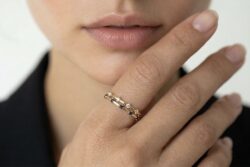 ⁦טבעת white diamond gold⁩ – תמונה ⁦3⁩