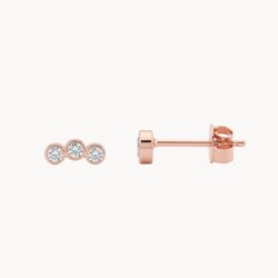 עגיל wave rose