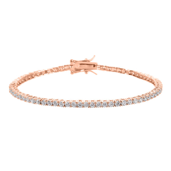 Silver 925 Tennis Bracelet - צמיד טניס כסף עדין בשיבוץ זרקונים