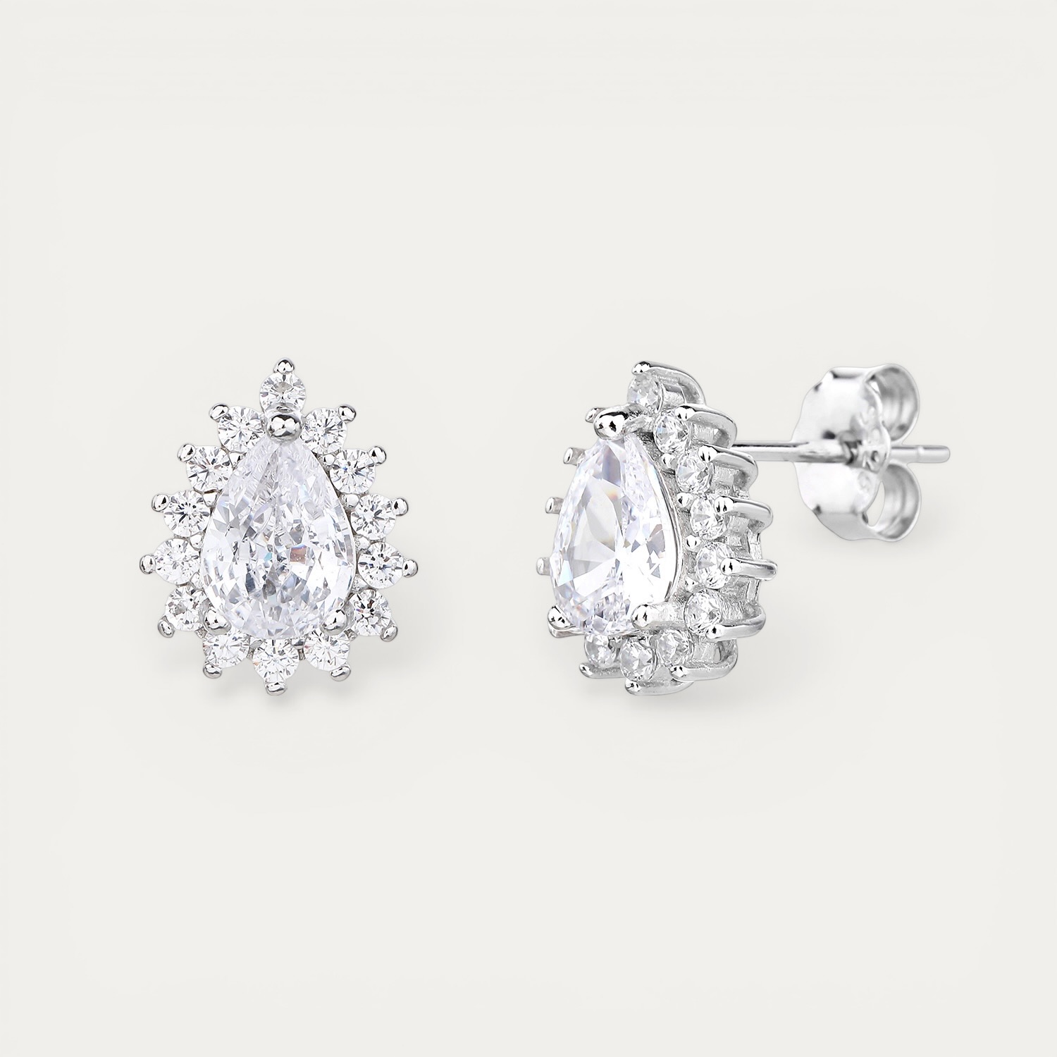 IMG_9350-Photoroom Luna Earrings - עגילי טיפה כסף משובצים זרקונים