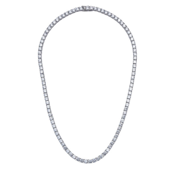 Silver Tennis Necklace 3mm - שרשרת טניס כסף קלאסית 3 ממ